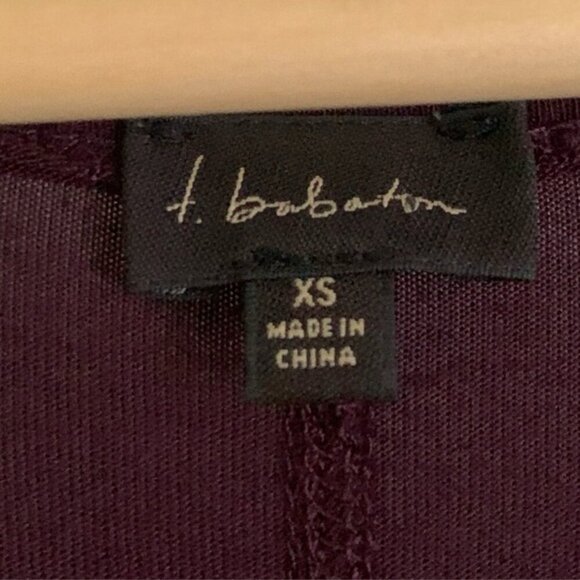 Babaton Rich Plum Long Sleeve Top - Picture 3 of 6